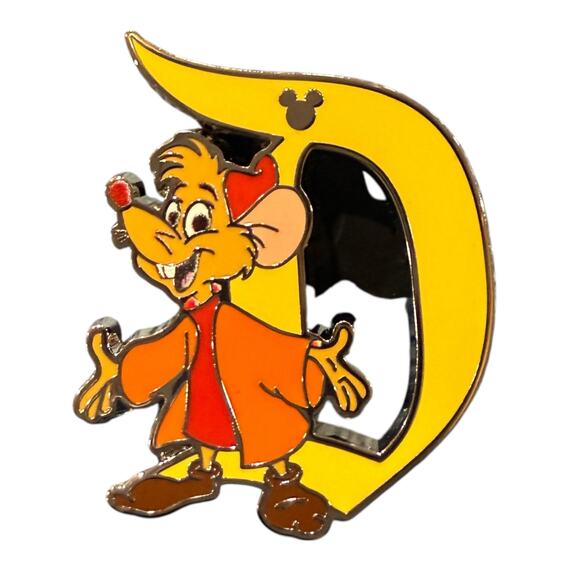 Disney Jaq D Hidden Mickey 2025 Pin Disneyland Wave B DLR Cinderella Mouse New - Picture 1 of 1